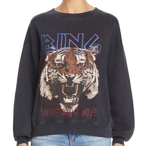 Anine Bing Tiger Sweatshirt - Medium - Brand New